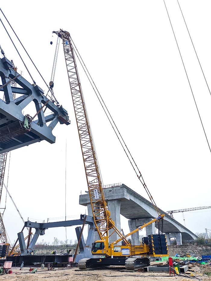 【全球之履】总重3800吨！恒峰g22履带兄弟团助力“引汉济渭”管桥建设