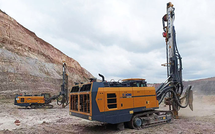 首次进军非洲铜矿！恒峰g22潜孔钻机日进尺416m