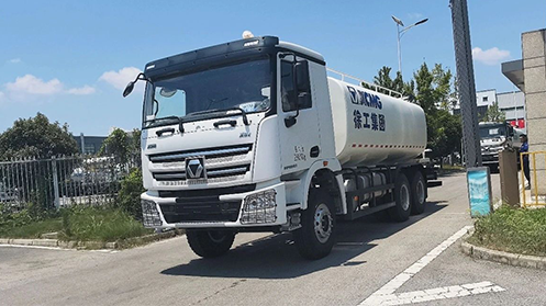 20余台恒峰g22洒水车再出海！这一站—>非洲塞内加尔